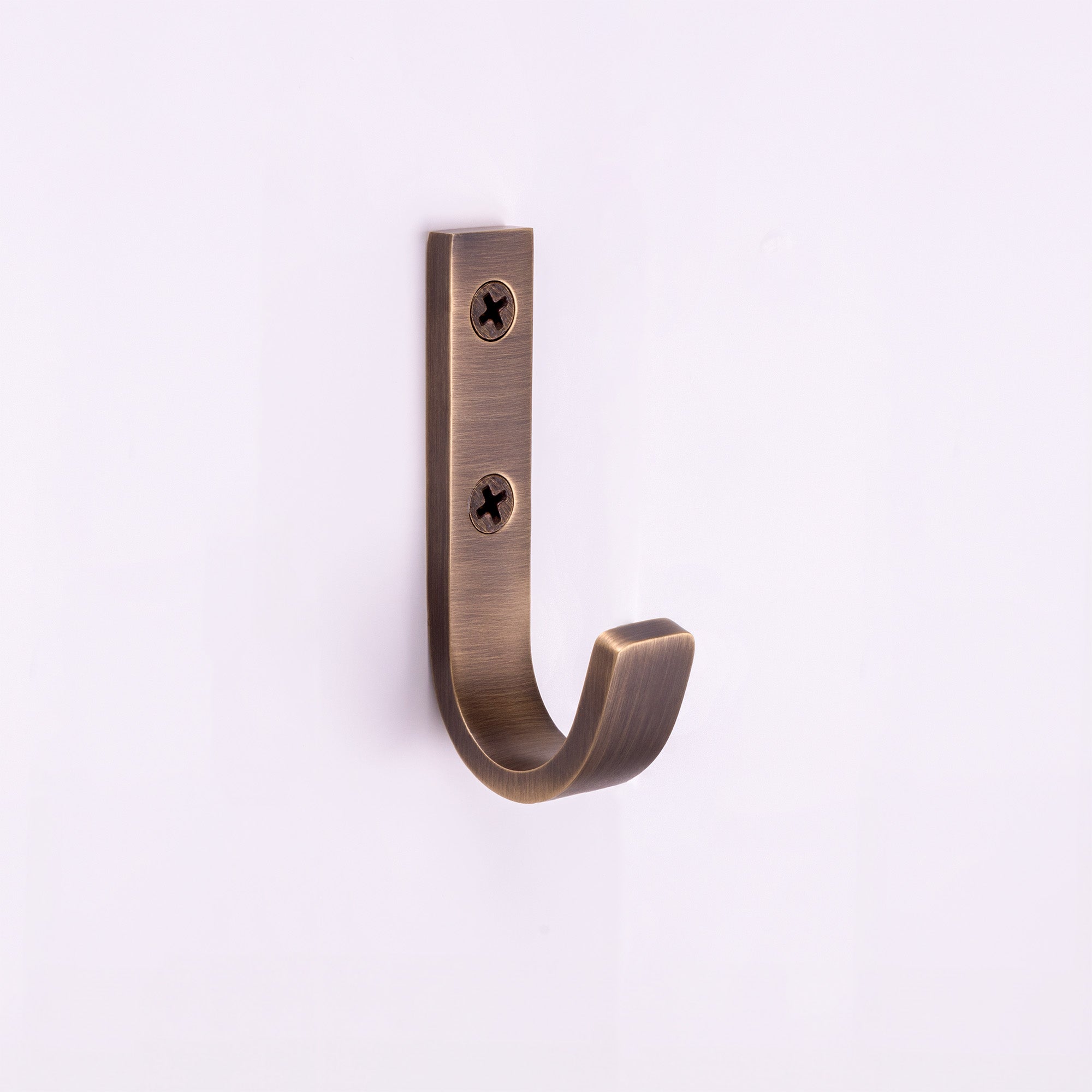 Joplin J Brass Modern Mudroom Wall Hook