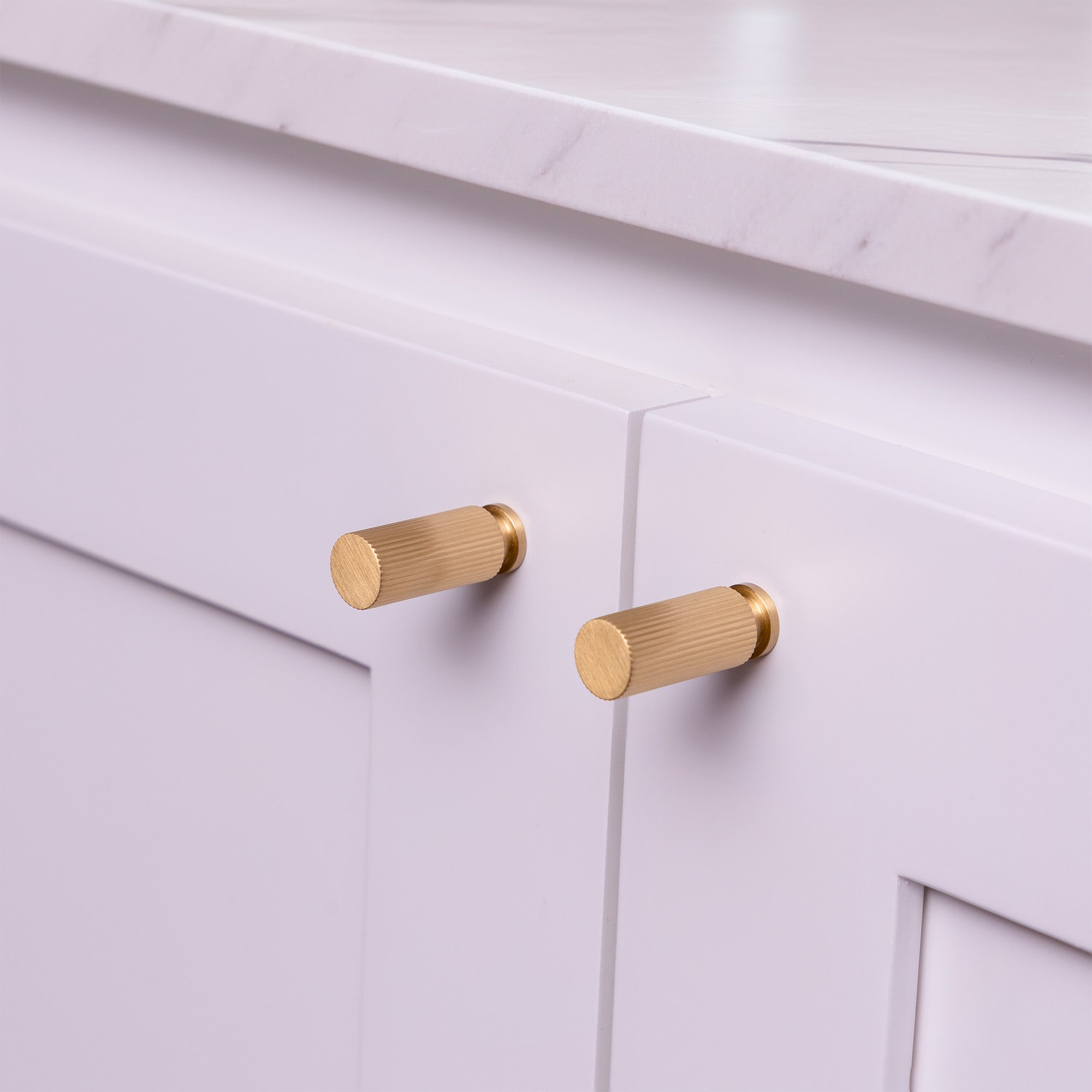 The Aristocrat Brass Cabinet Modern Knob