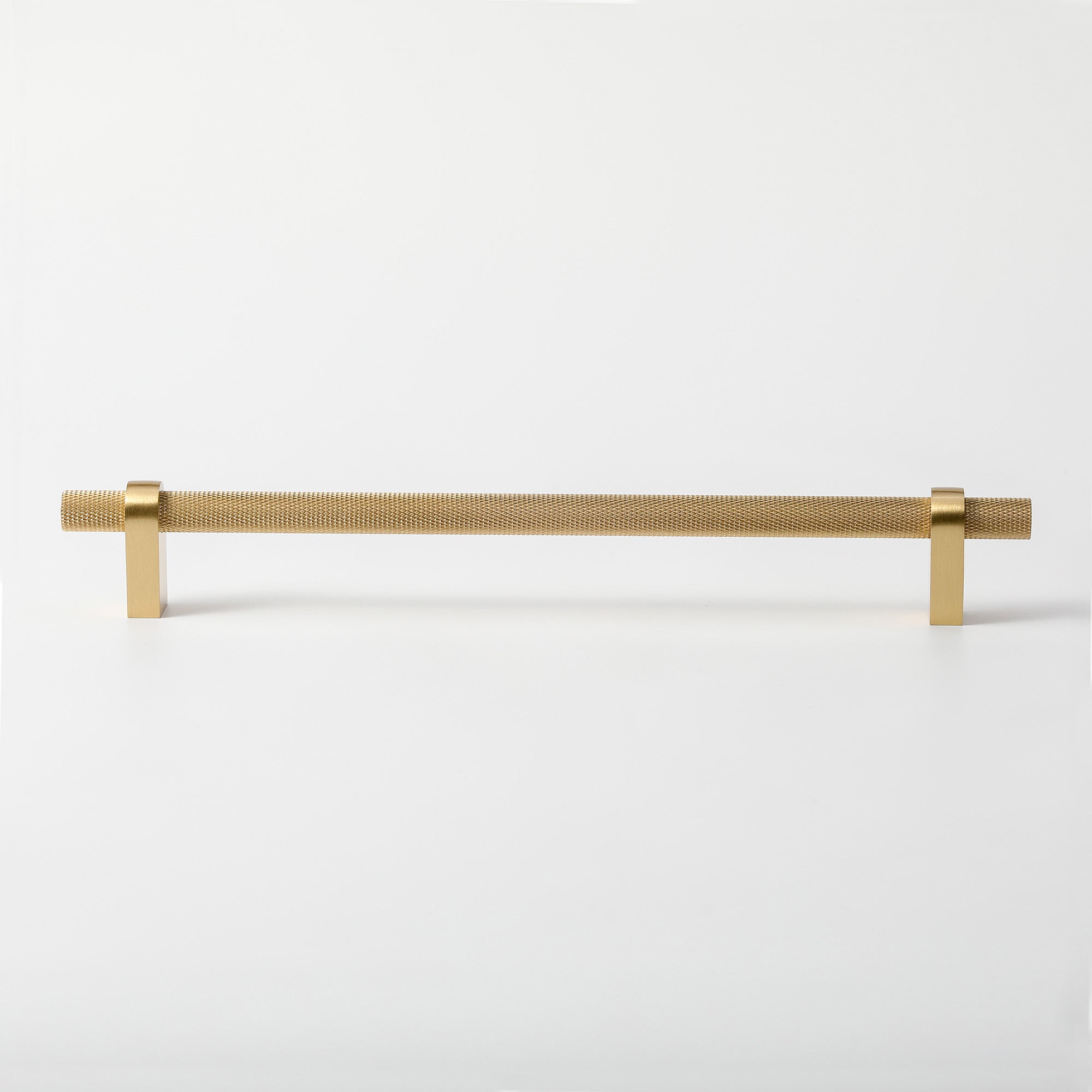 Vanderbilt Brass Knurled Cabinet Pull - Modern