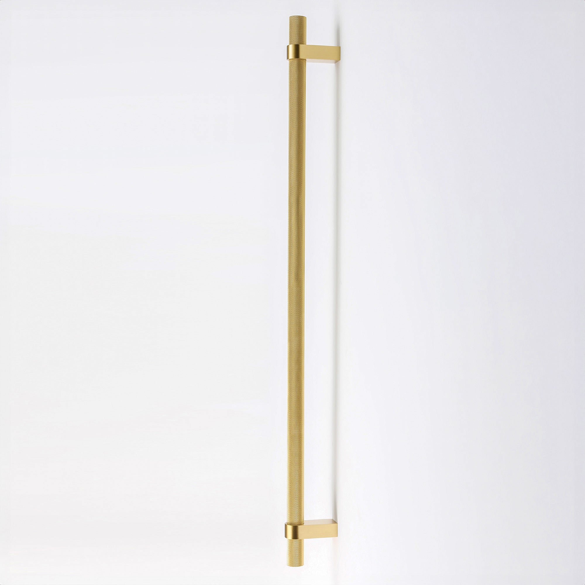 Vanderbilt 25" Brass Appliance Pull Knurled for Integrated Panel Ready Appliances