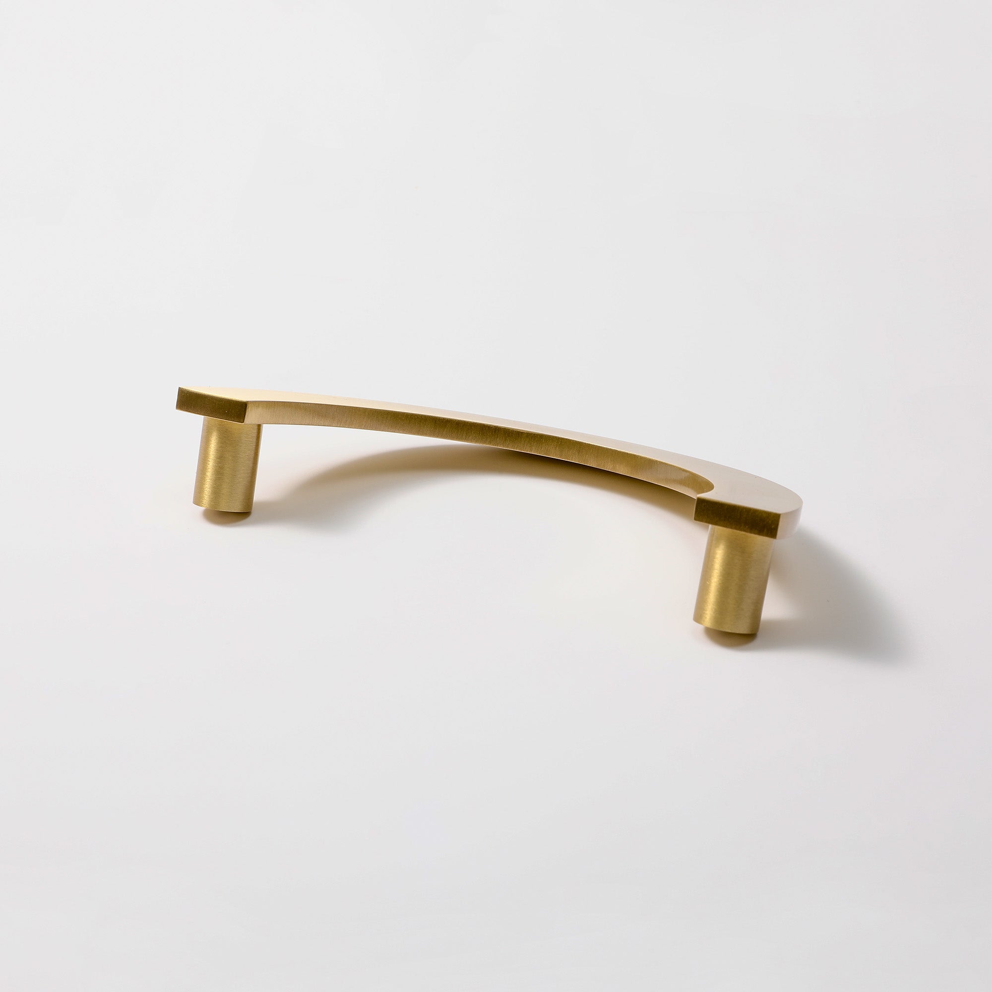 Semicircle Brass Mid Century Modern Cabinet Pull (2 Pulls)