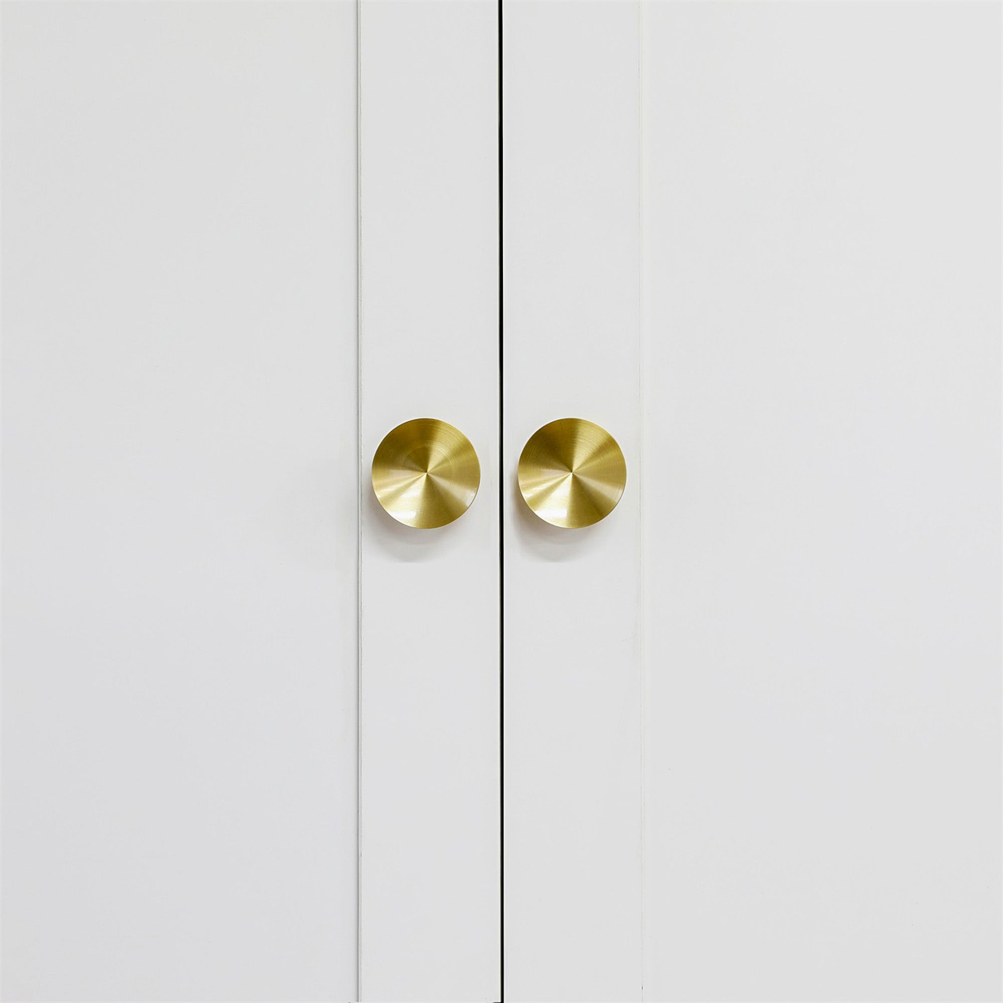 Dish Brass Mid-Century Modern Cabinet Knob