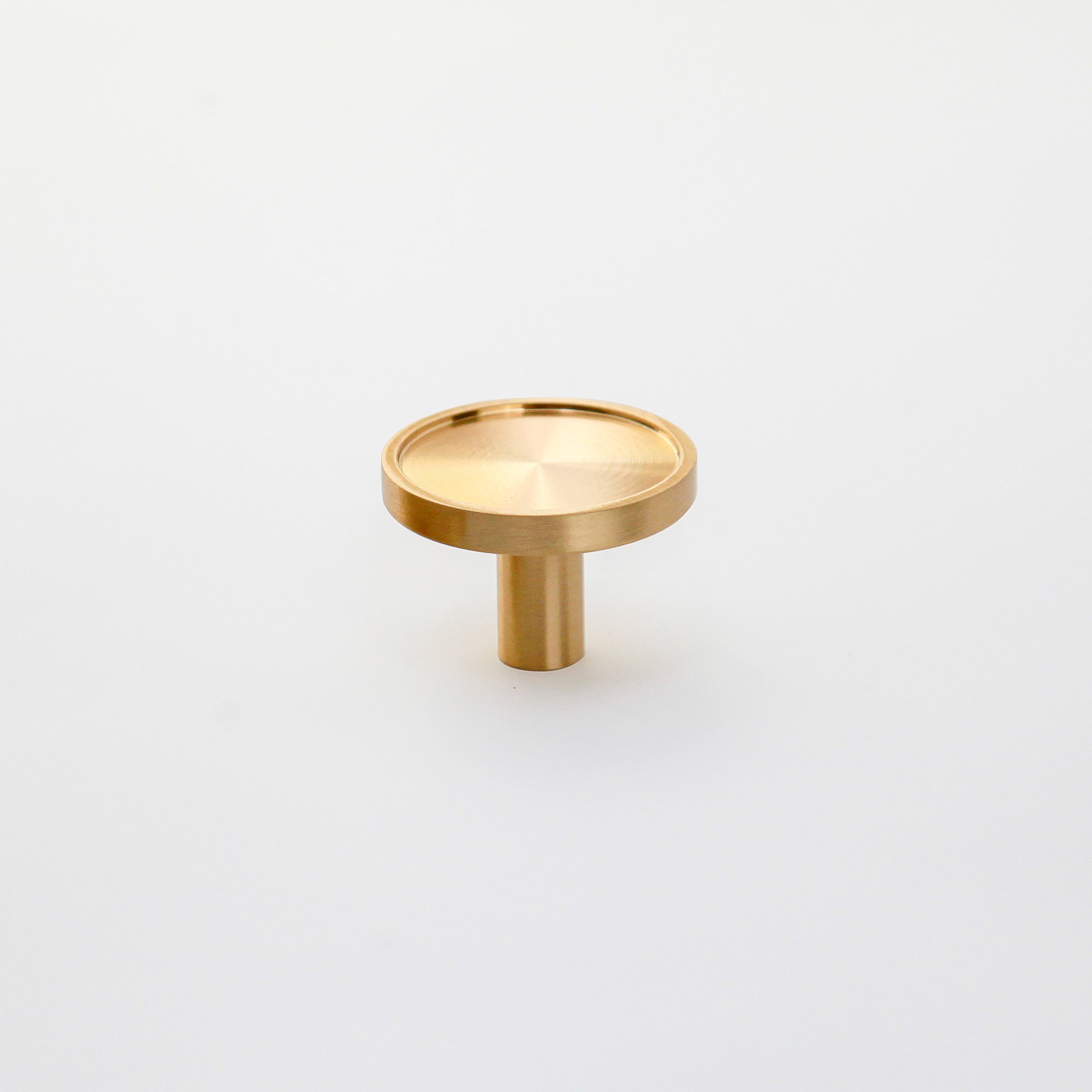 Florence Modern Solid Brass Round Kitchen Cabinet Hardware Knob