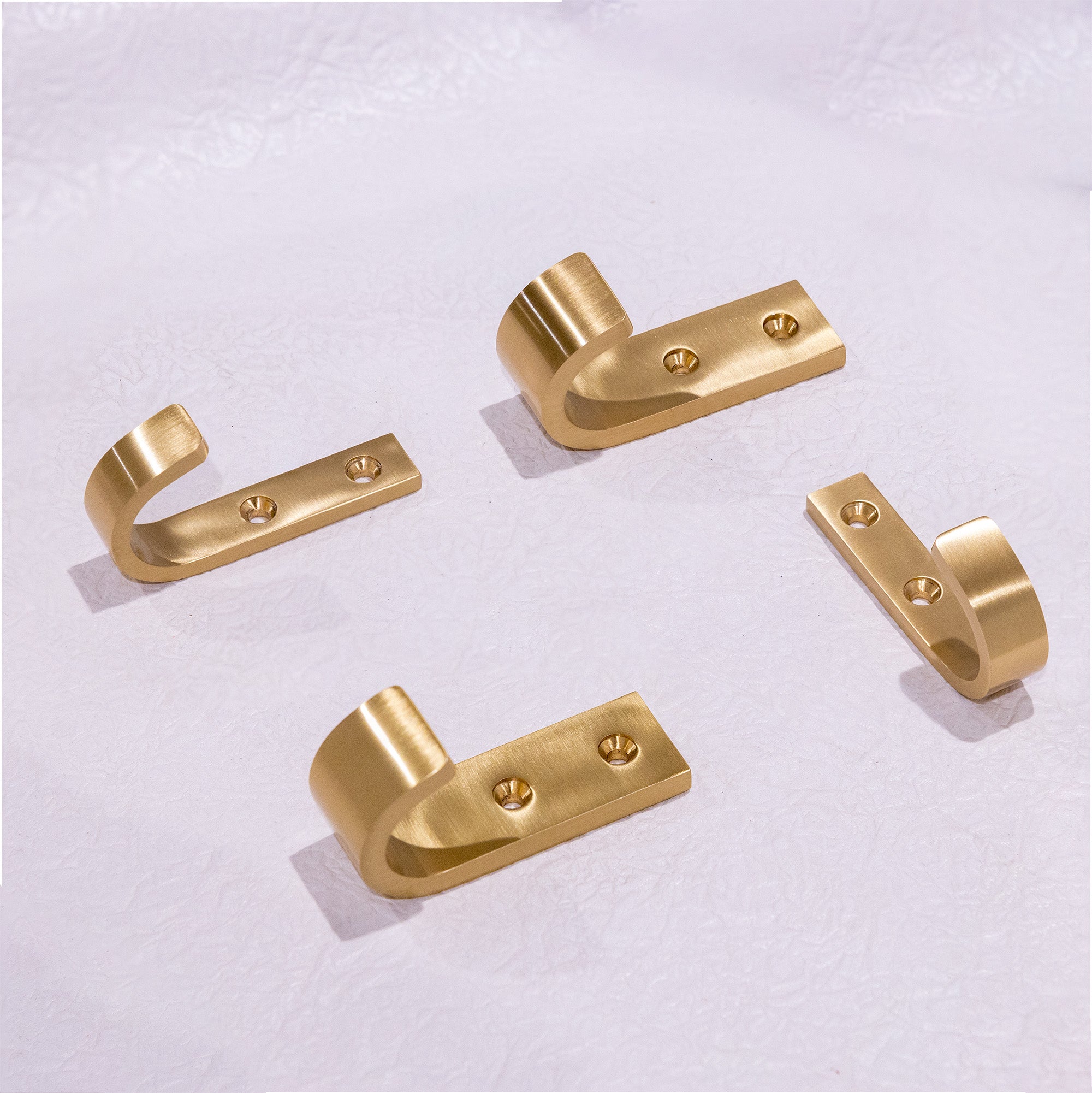 Joplin J Brass Modern Mudroom Wall Hook