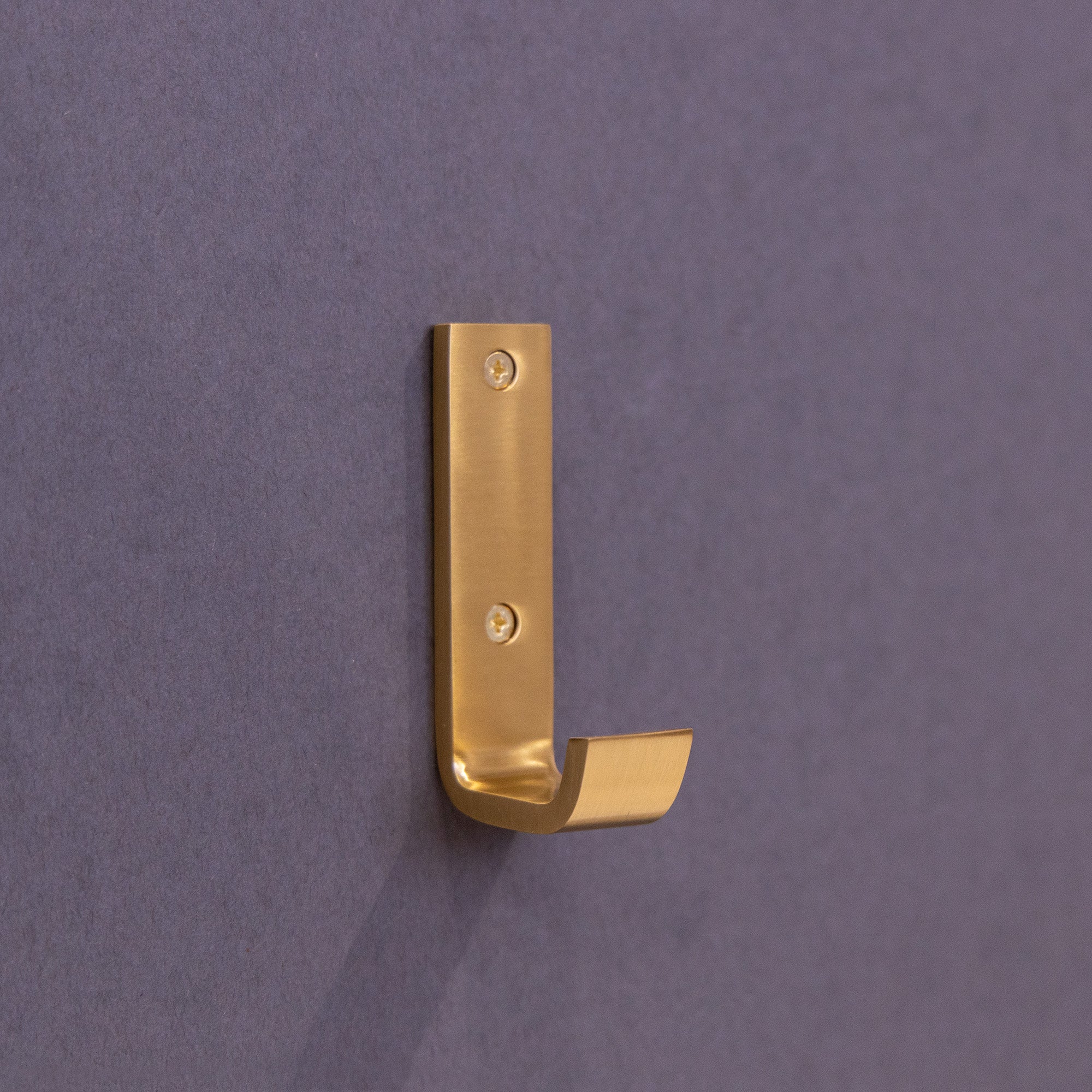 Leon Brass Wall Hook - Modern Brass Towel Hook