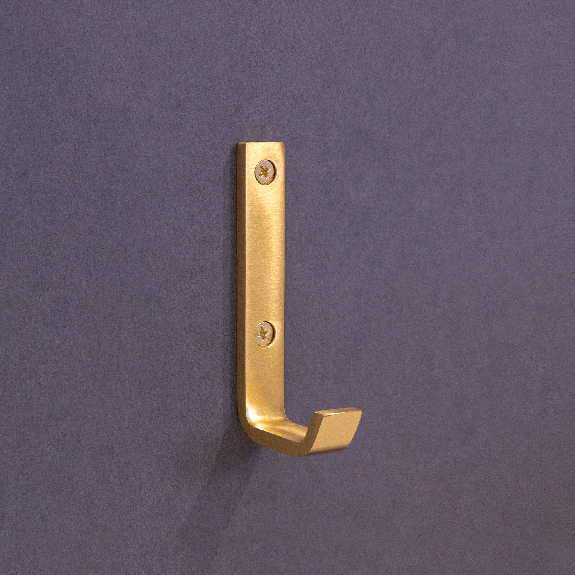 Leon Brass Wall Hook - Modern Brass Towel Hook